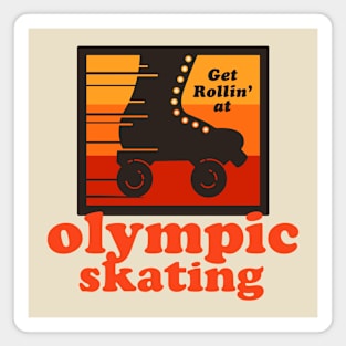 Olympic Skating Magnet